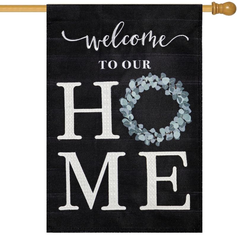 Eucalyptus Welcome House Flag